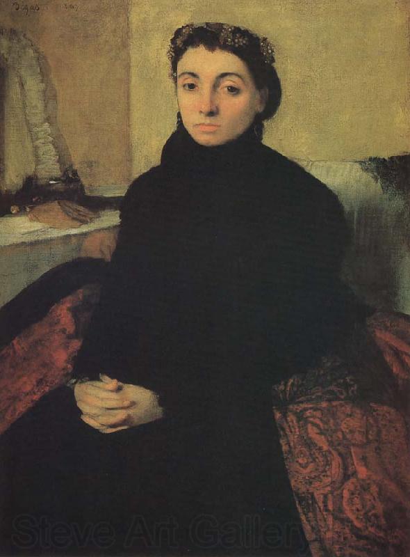 Edgar Degas Miss Gojelin Norge oil painting art